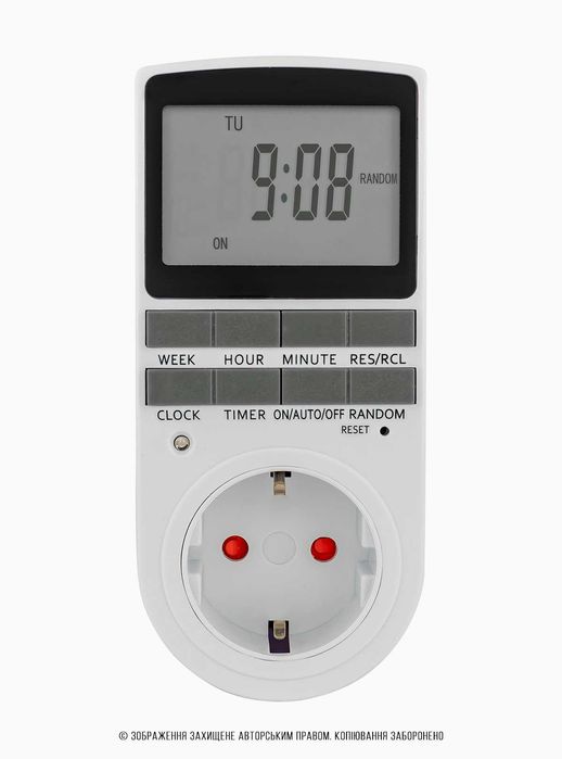 Розетка з таймером розумна розетка смарт таймер для бойлера котла