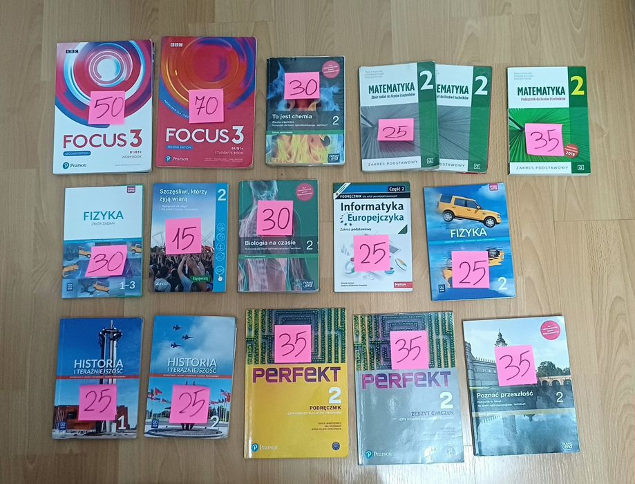 Podreczniki książki do 1 2 klasy lieceum technikum