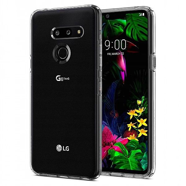 Spigen do LG G8 ThinQ - bezbarwne etui plecki ochronne, obudowa