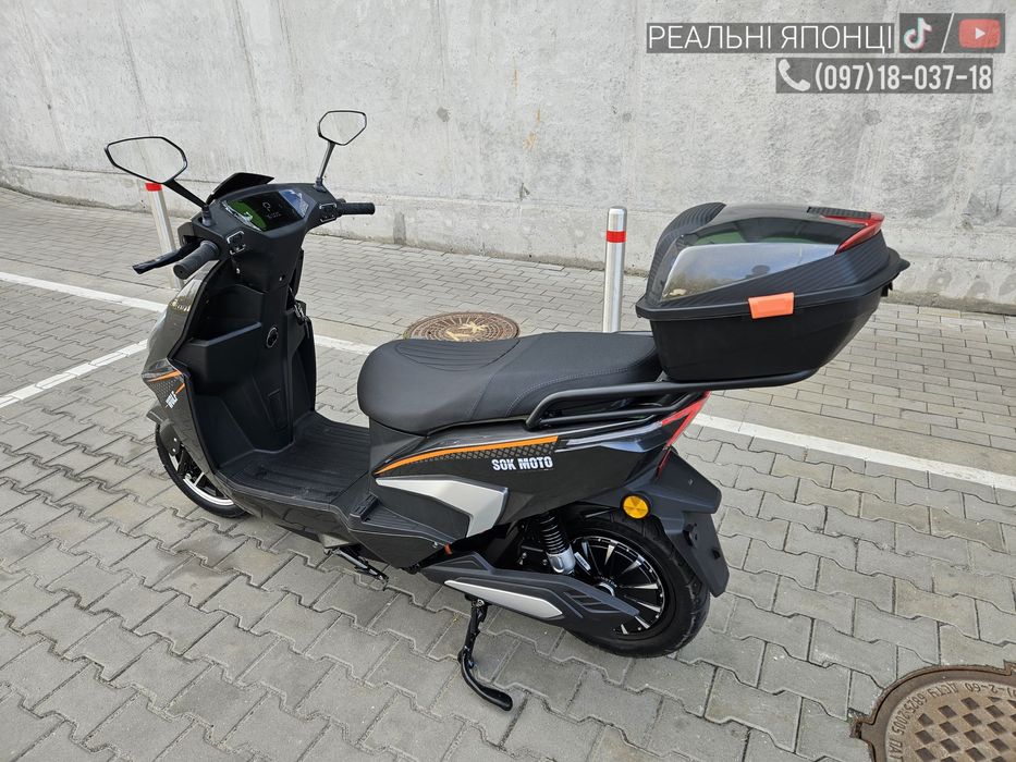 Новий електроскутер SokMoto Wolf 2999W 72V купить мопед