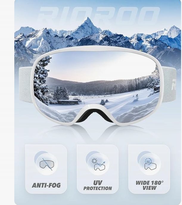 Gogle Narciarskie Snowboardowe Lustro Rioroo