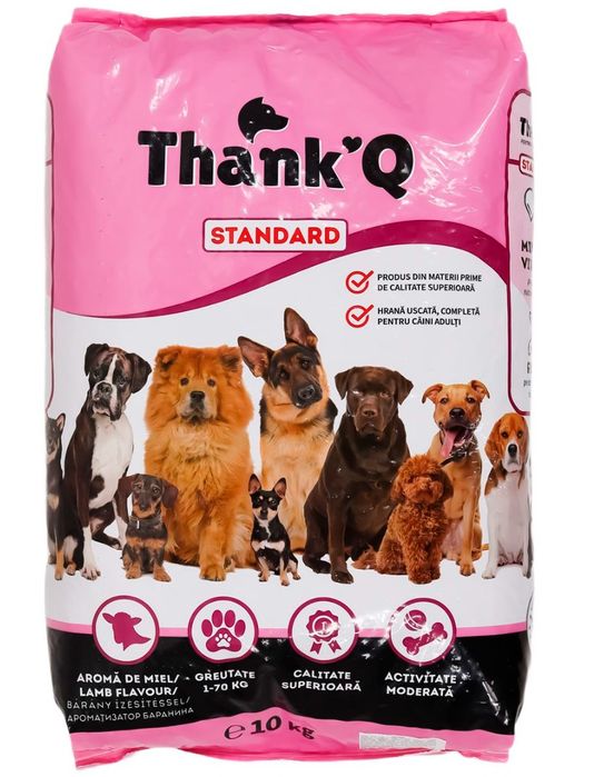 Корм для собак шинка, курка, баранина. Thank'Q 10кг. Собачий корм