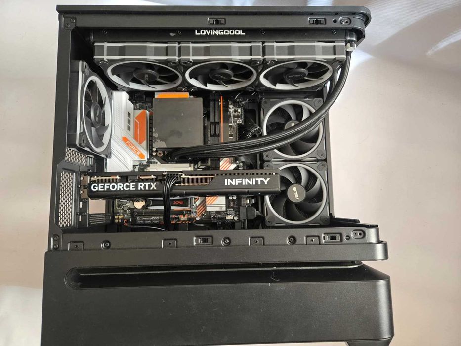 R9 7900 B850 Rtx 5060ti 16gb i 32GB ramach Komputer Asus Prime ssd m.2 1tb AIO LCD