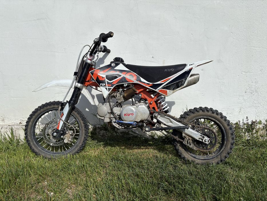 Cross Kayo 125cc  minicross 65mth do lekkiej naprawy.