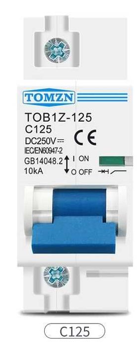 Автомат постійного струму 125A 125А DC 250V 1P TOMZN