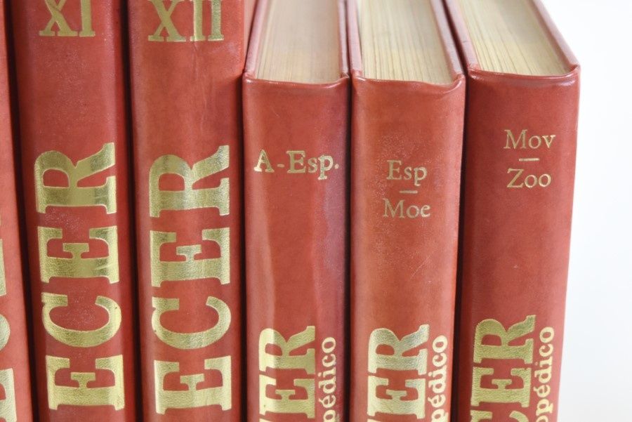 CONHECER - enciclopédia de 12 volumes e dicionário enciclopédico de 3