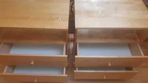 Szafka z naturalnego drzewa buk 60x38x72