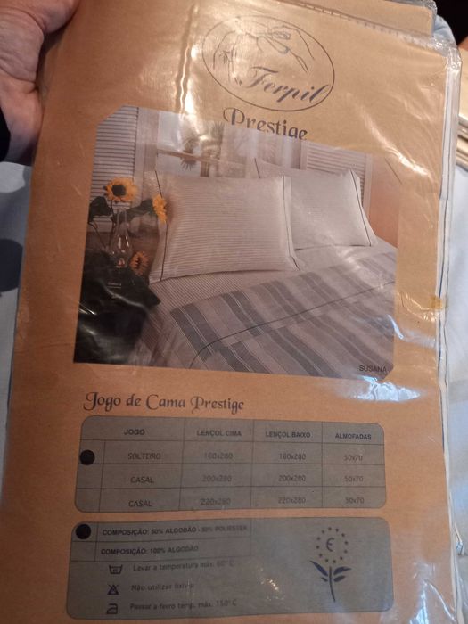 Conjunto de lençóis de solteiro - Prestige Ferpil
