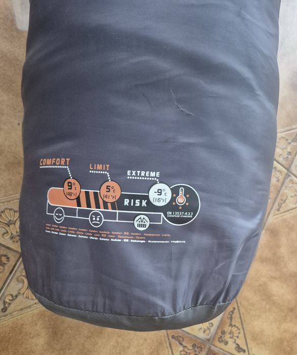 Saco de Cama Quechua Decathlon 9°C / 5°C Conforto