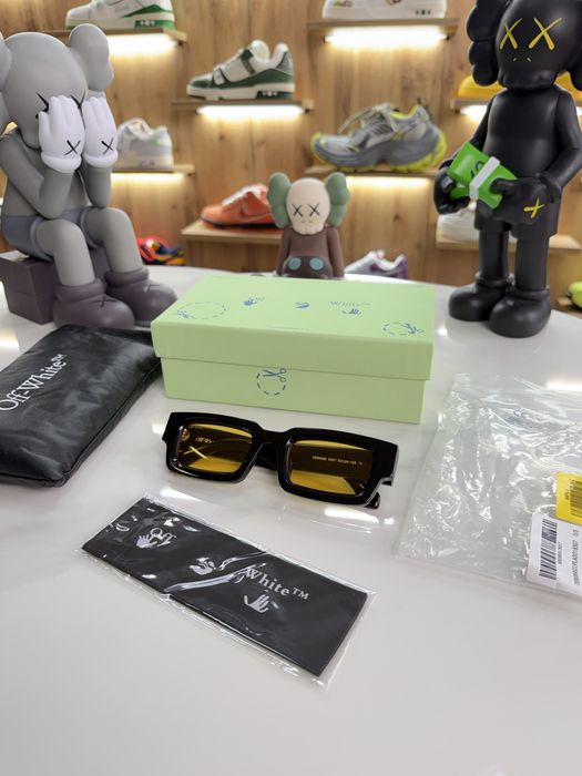 Окуляри Сонцезахисні OFF-WHITE Oregon Sunglasses Black / Yellow