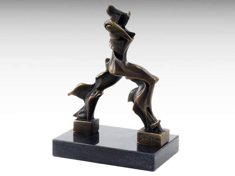 Escultura de bronze - Homem futurista