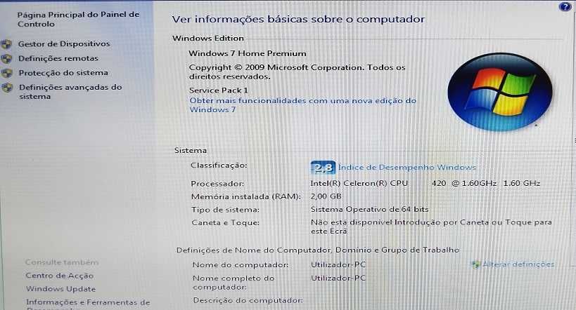 Celeron 420 Computer, 1.6 GHz, Fully Functional64297951339139124