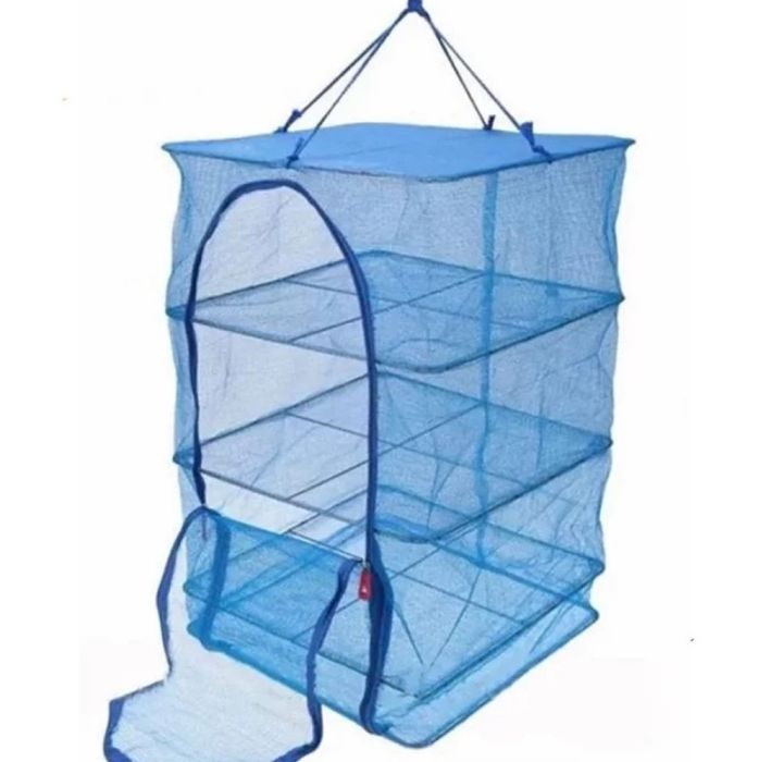 Сетка для сушки рыбы (фруктов и овощей)) Трехъярусная (65*45*45 см)