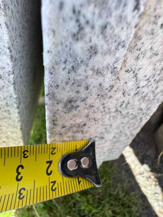 stopnice granitowe parapety 7 szt 150x33x2