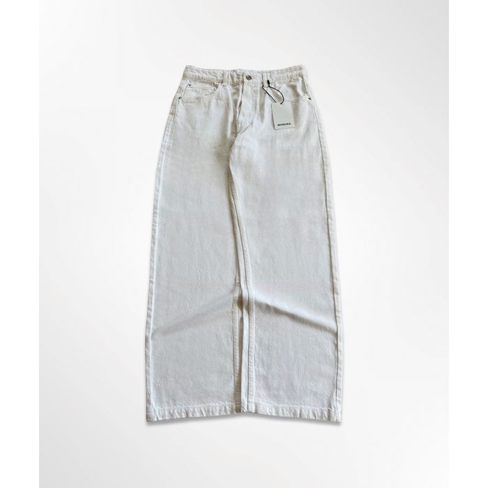Широкі Білі Джинси Bershka Jeans Бершка Беггі Баггі Скейтер Skater