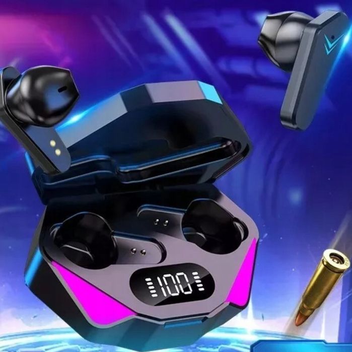 Słuchawki Bezprzewodowe Douszne Sportowe Gamingowe