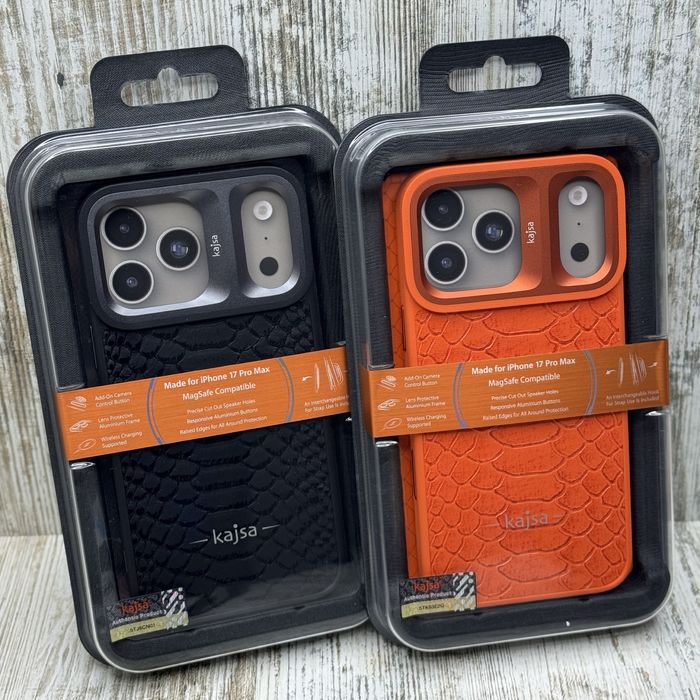 Чехол премиум Kajsa Snake Pattern нa iPhone 17 Pro Max/ 17 Pro Чохол