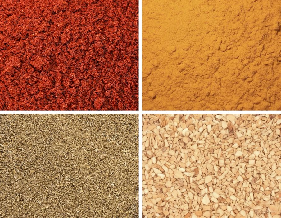 Перець чорний, духмяний, зелений, рожевий та інші спеції