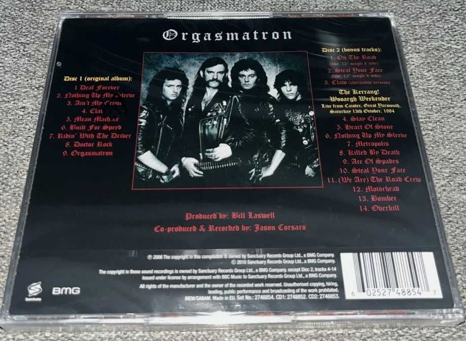 Motorhead - Orgasmatron + Live from Caister UK 1984 (2CD/Selado)