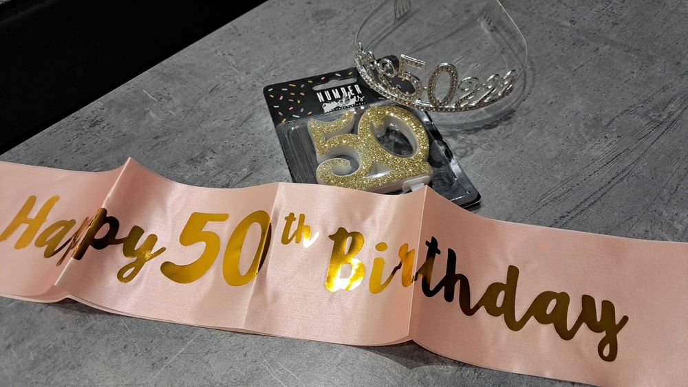 Sprzedam gadżety na 50 urodziny