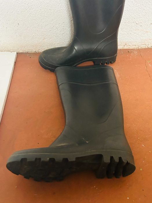 Botas galochas para chuva