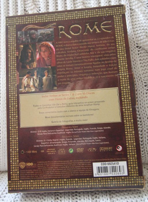 Dvd - Série Rome / Roma Série Completa edição de colecionador