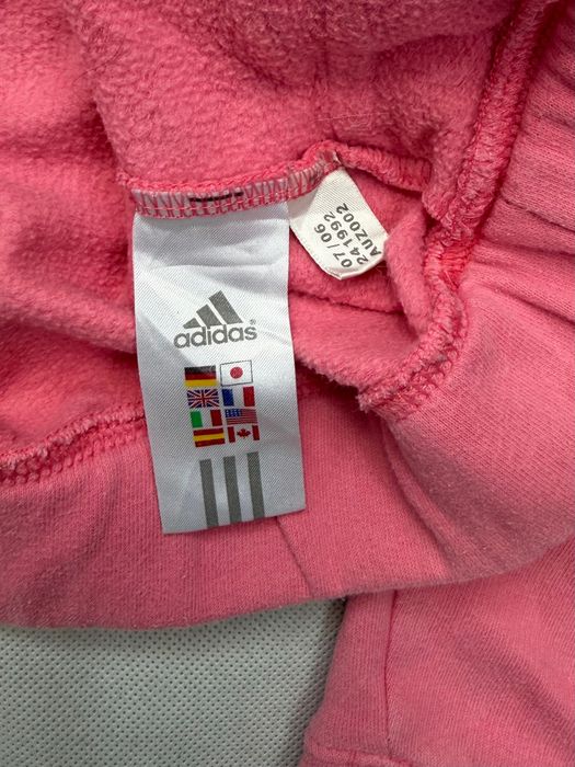 Bluza Adidas Big Log Różowa Y2K  Size: L 60x57 cm Długość x Szerokość