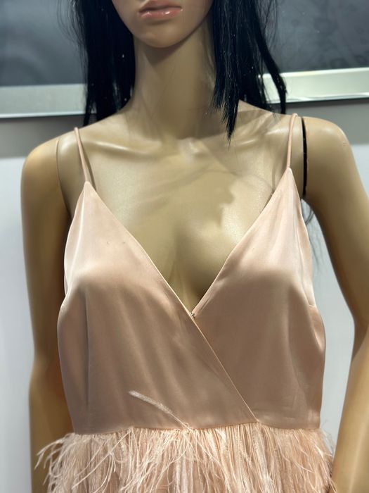 Twinset sukienka z piórami 38