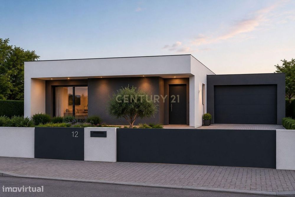 Moradia T3 Térrea Moderna com Garagem e Jardim em Gandra