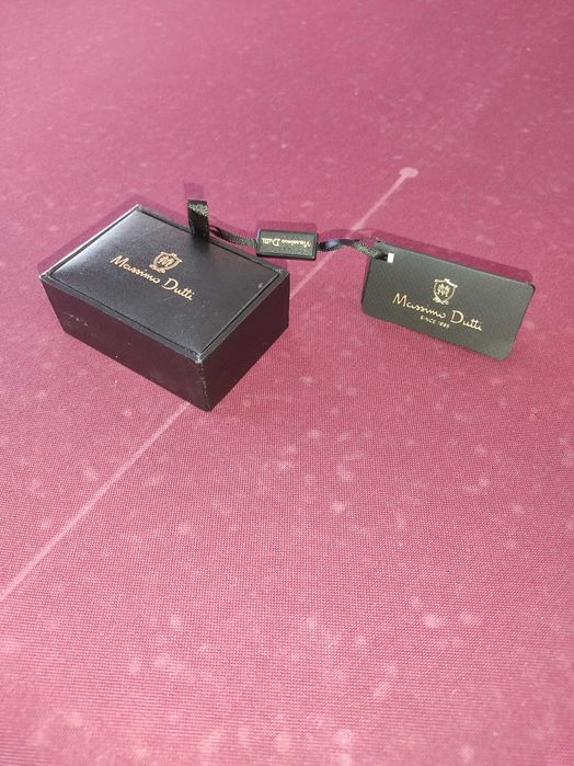 Botões de Punho Massimo Dutti – Novos com Caixa Original