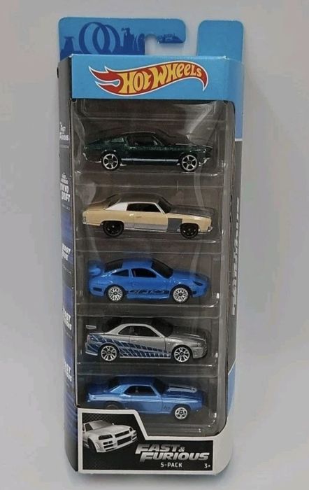 Fast & Furious Pack 5x Hot Wheels 2020