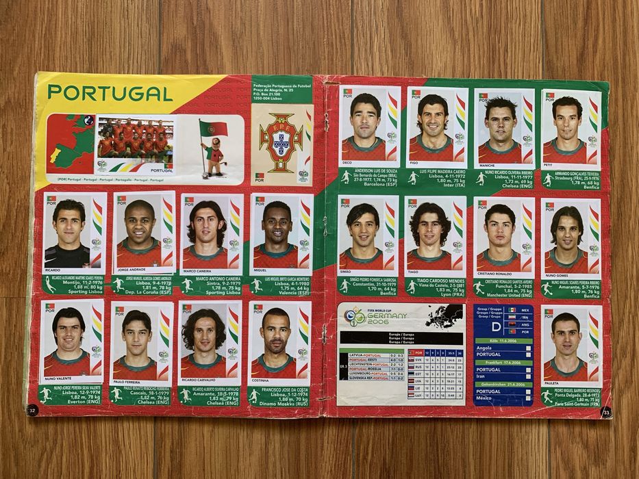 Caderneta Completa - FIFA World Cup Germany 2006