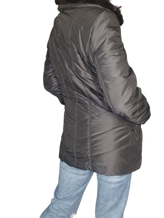 Ciepłą Czarna stylowa ocieplana kurtka Gerry Weber rozmiar S/M 36/38