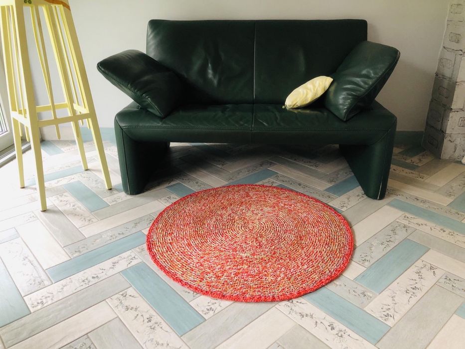 Коврик для медитации 90 см. Ручная работа.