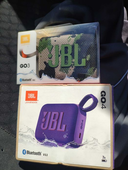 Coluna JBL GO3 e GO4