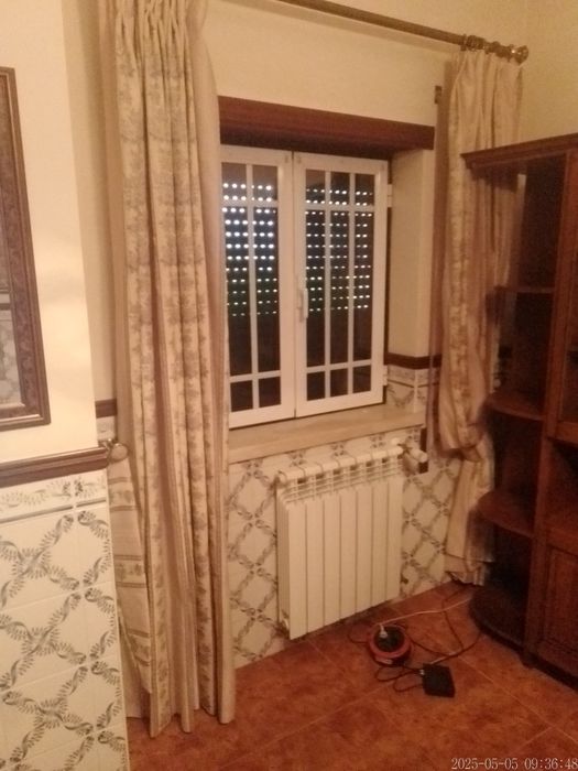 Cortinas de qualidade com varões 10 unidades