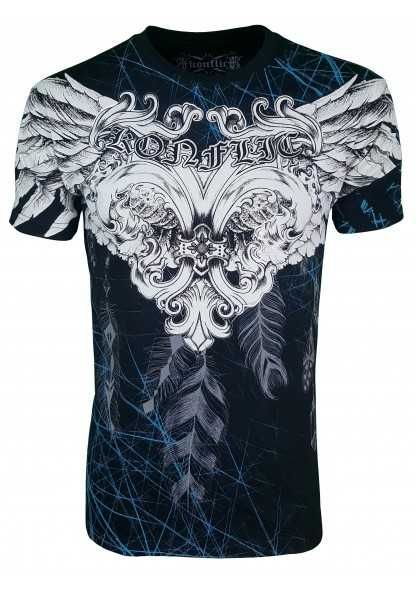 Konflic. мужские футболки, made in USA, р. XL-XXL