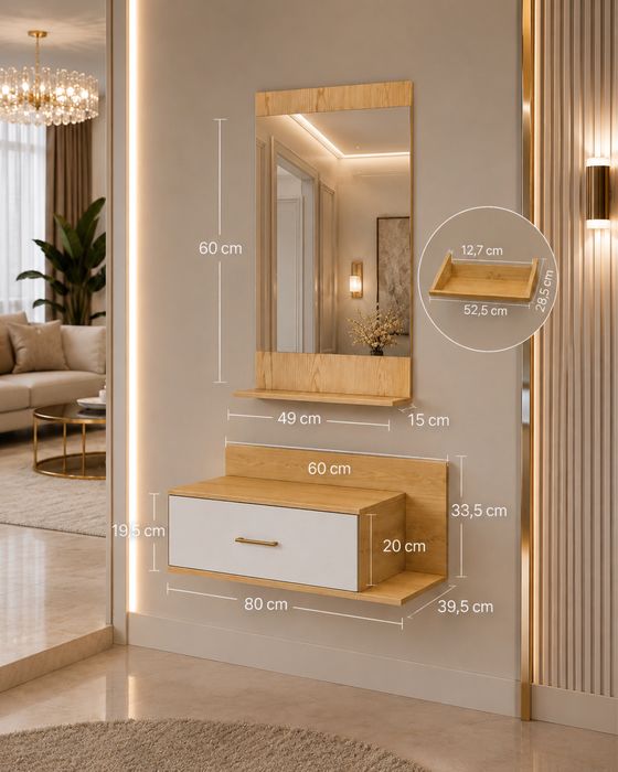 Conjunto de hall | casa de banho | sala - 110€