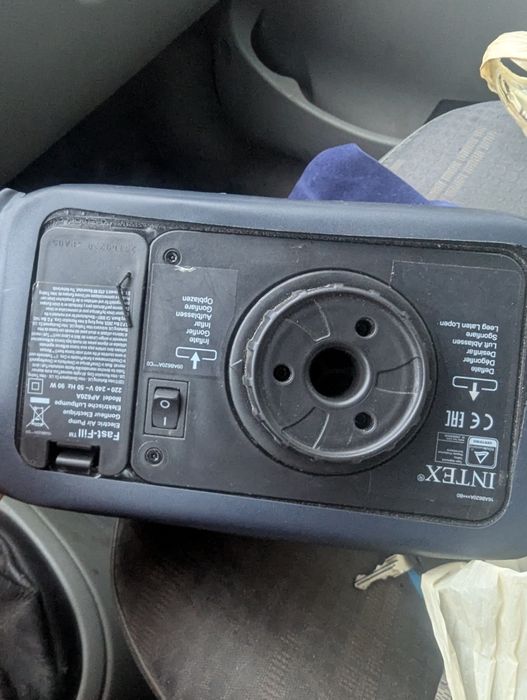 Насос до наданого матраса intex, надувного ліжка