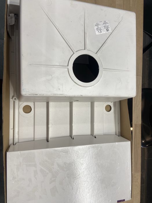 Lava louça de resina branco