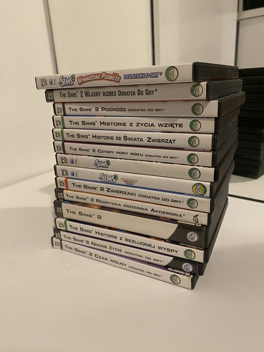 Kolekcja gier the sims 2 i 3 z dodatkami