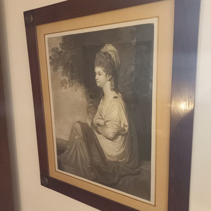 Quadro Senhora no Alpendre