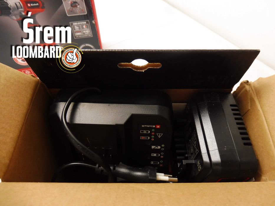 Wkrętarka Einhell Te-cd 18/2 Li + Ładowarka + Aku 18v / Stan Bdb!