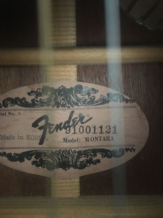 Guitarra acústica Fender
