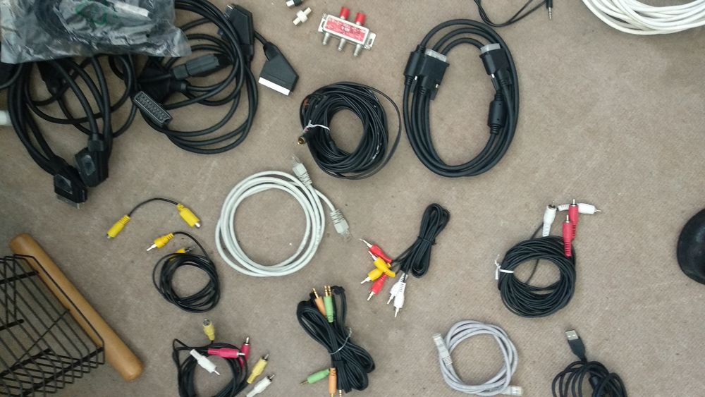 Cabos de video audio e acessórios