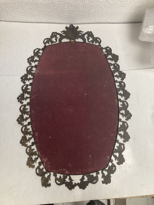 Espelho com Moldura em Ferro, Vintage
