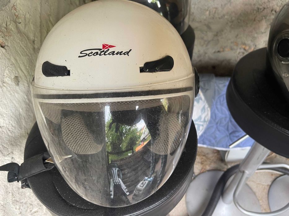 Capacete aberto para motocicleta ou scooter