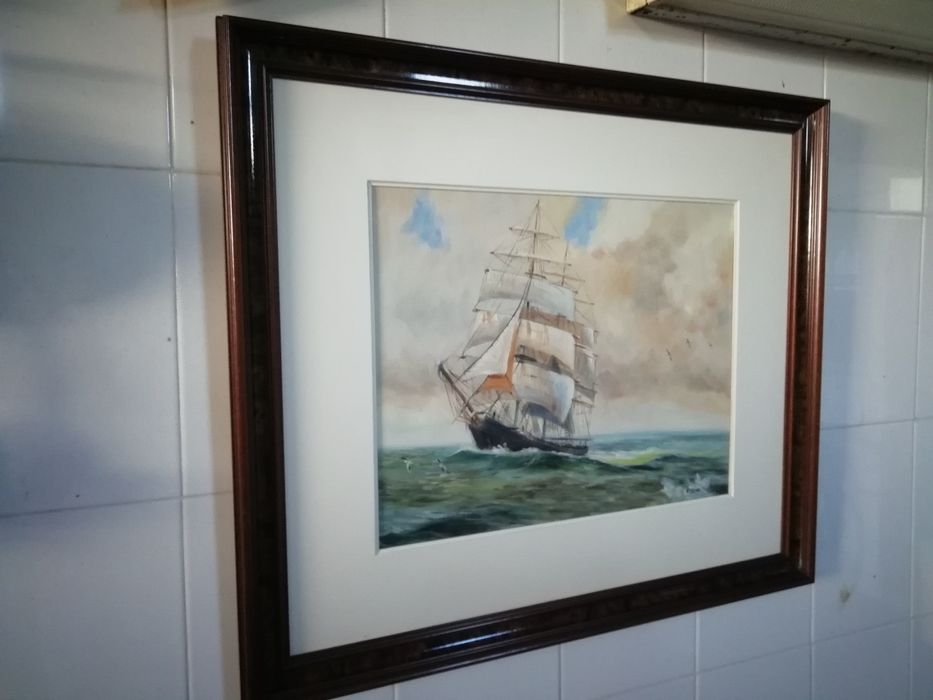 Quando Pintado Mão C Assinatura do Artista