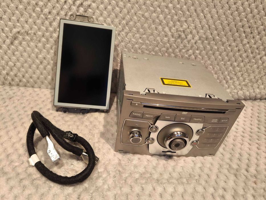 Radio nawigacja ekran kabel komplet NG4 Citroen C5 beżowy stan bdb