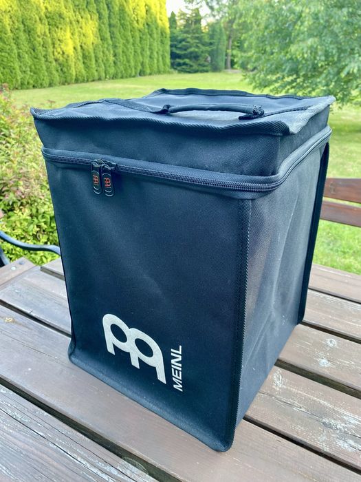Meinl cajon+pokrowiec, tamburyn, shaker